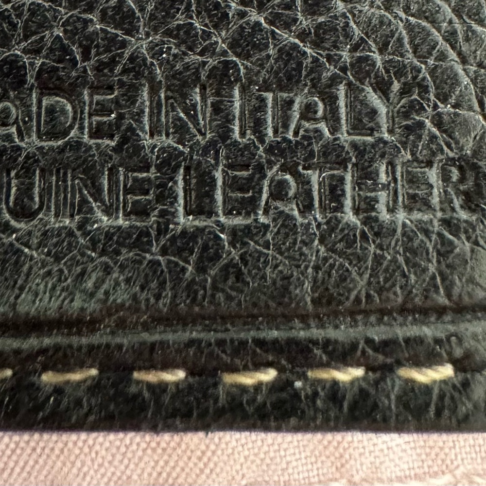 Bric's men’s Black genuine Leather bifold wallet, size 7x4 Made in Italy preppy - Picture 4 of 13